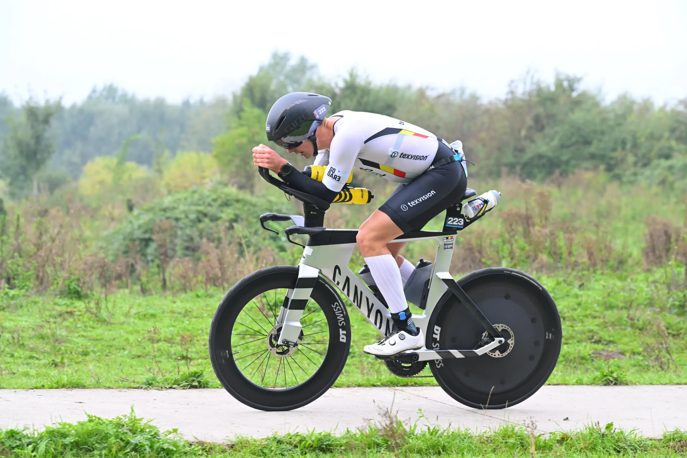 Stijn Witters in het Triathlonpak Prime van Tex.Vision